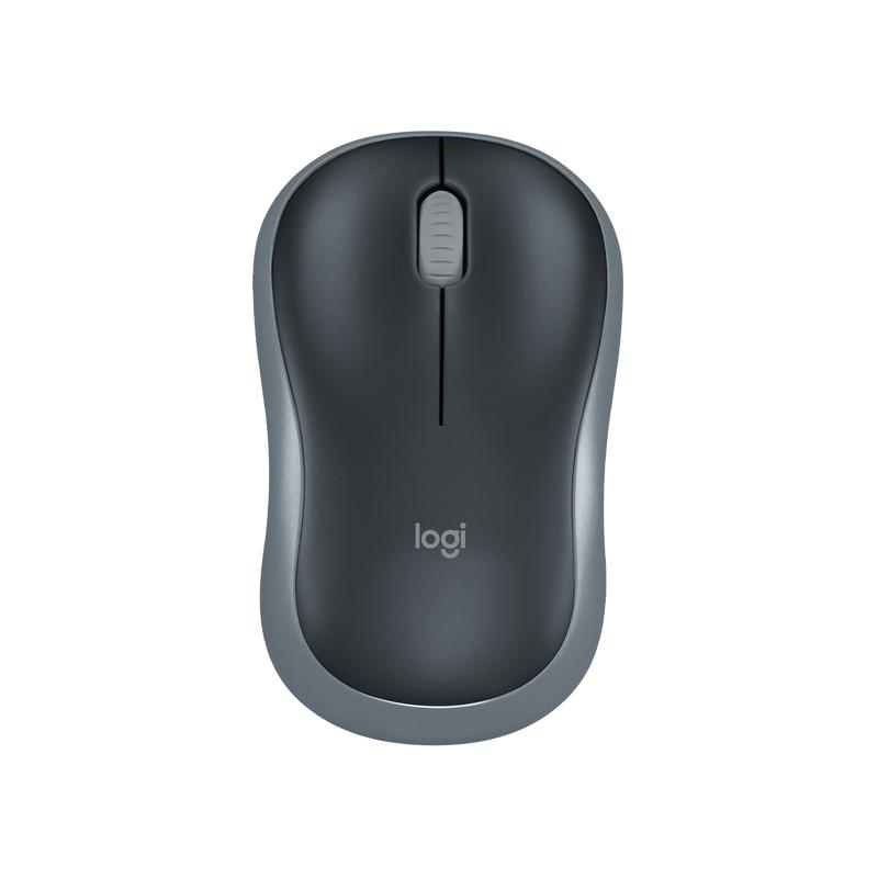 Logitech Wireless Mouse M185 - Grey, Comfortable, Compact, And Easy To