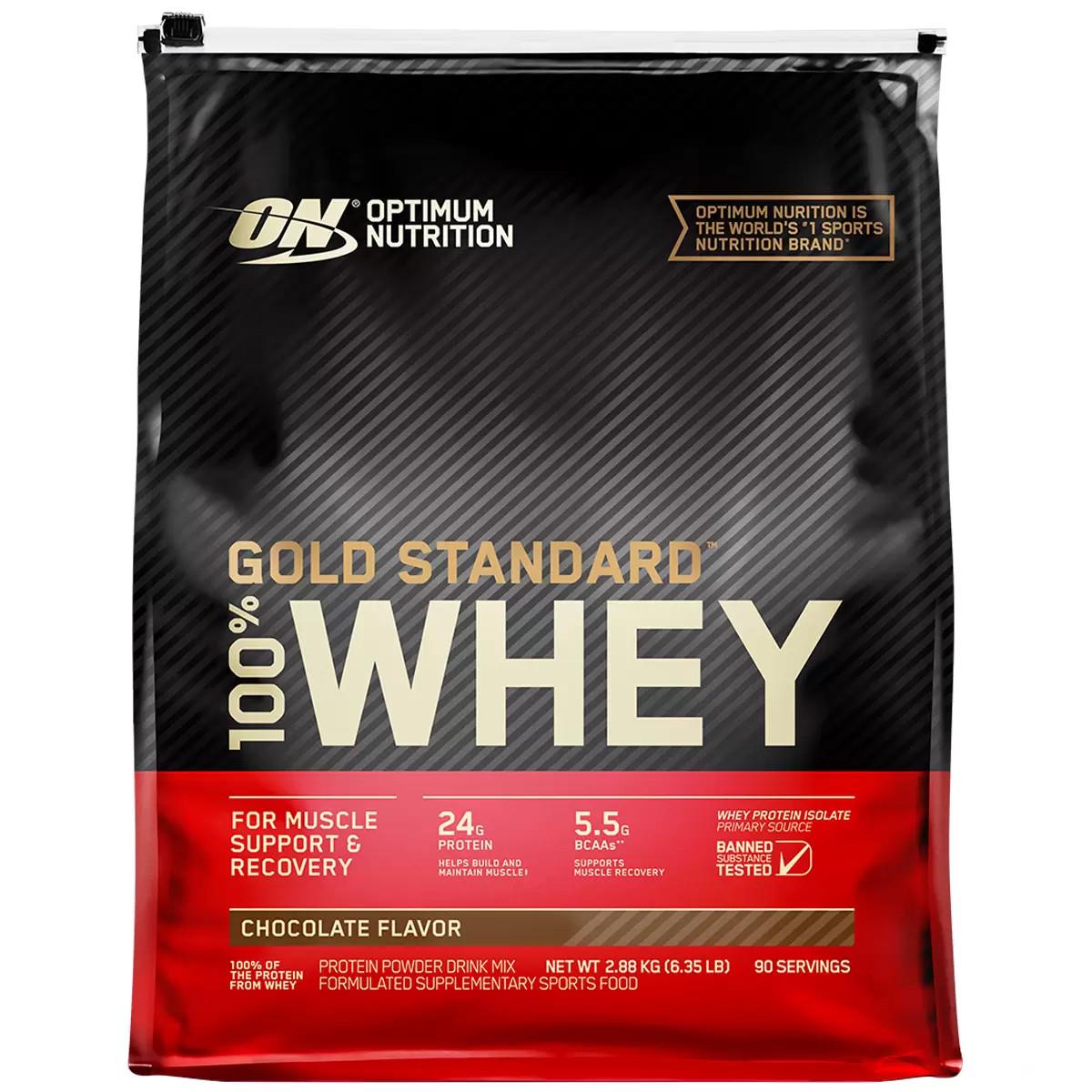 Optimum Nutrition Gold Standard 100% Whey Protein 2.88kg Chocolate