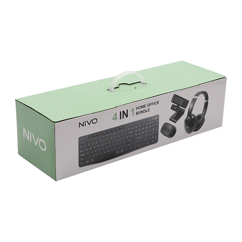 Nivo 4 In 1 Home Office Combo Black Nivo05101