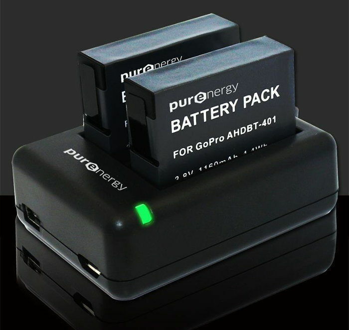 Purenergy Gopro Hero4 Dual Charger With Battery