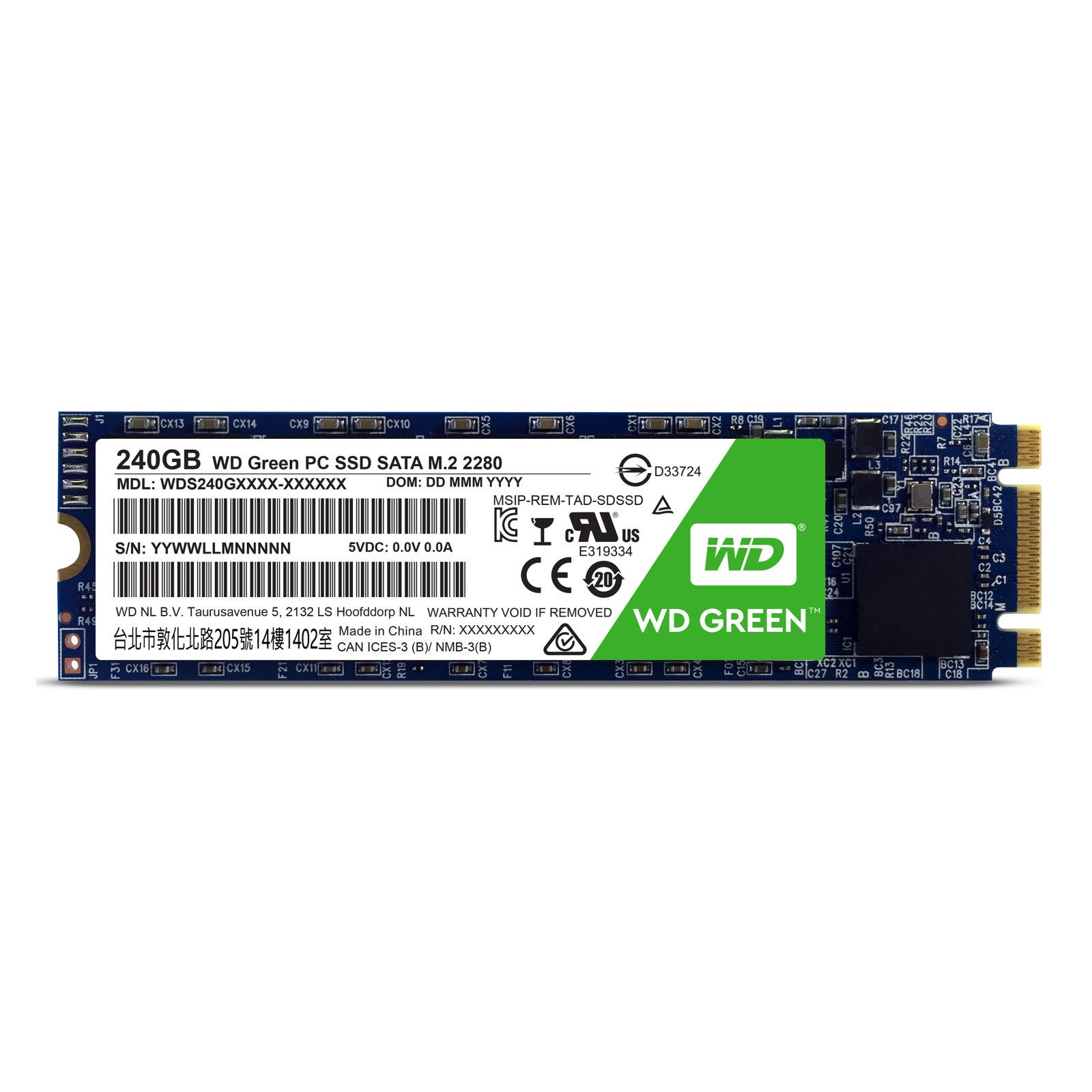 Ssd 120gb 240gb Wd Green Western Digital Internal Solid State Drive