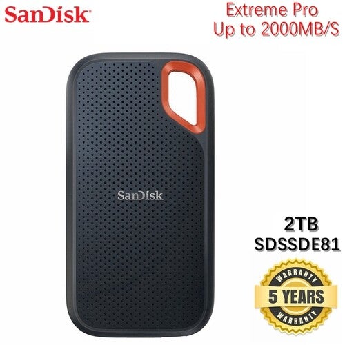 Ssd Sandisk 1tb 2tb Extreme Pro Portable Nvme Ssd Up To 2000mb/s