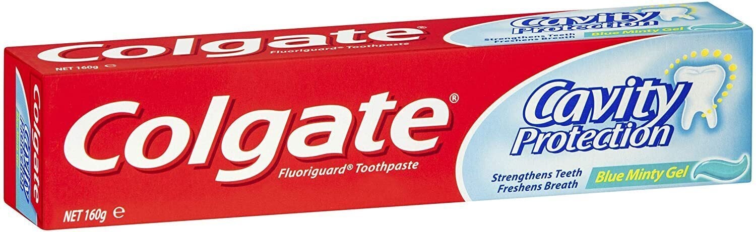 Colgate Cavity Protection Blue Minty Gel Fluoride Fresh Breath
