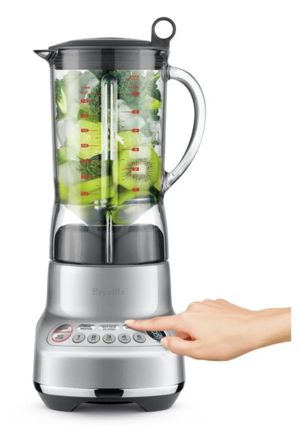 Breville Bbl620sil The Fresh & Furious® Blender Silver 9 Task Controls