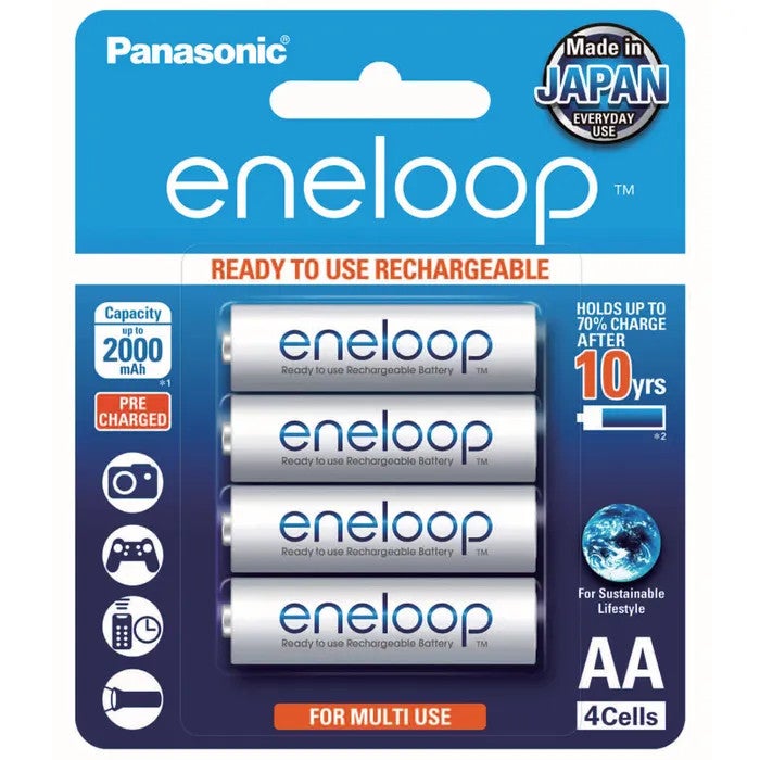 Panasonic Eneloop Aa 4pk Batteries