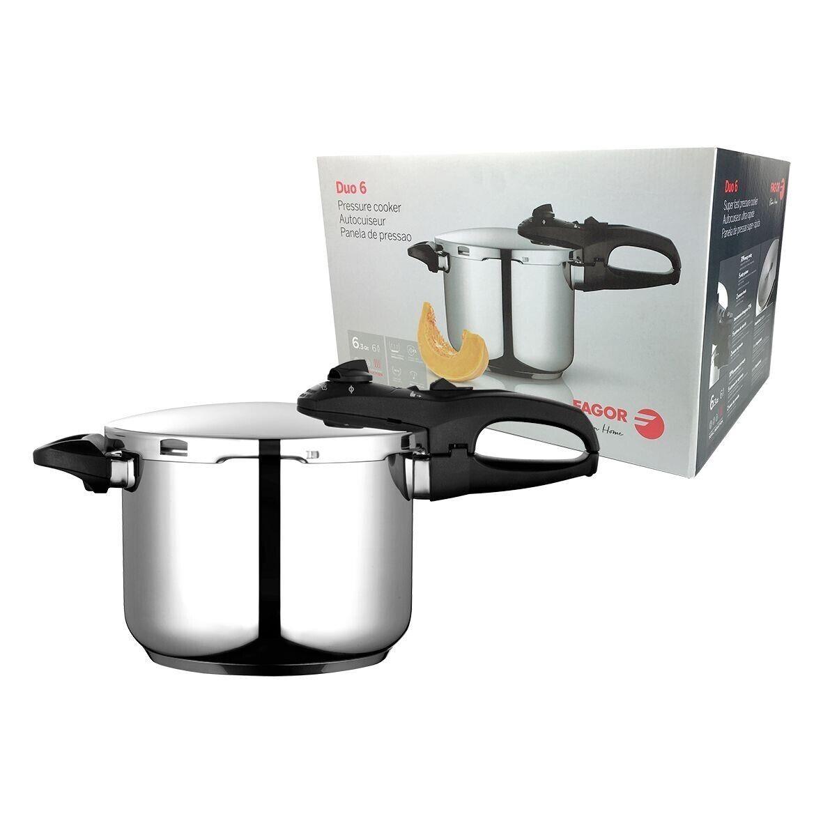 Pressure Cooker Fagor Duo Stainless Steel Stovetop Induction Combo Set
