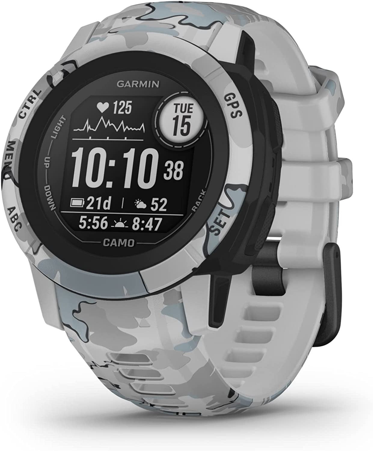 Garmin Instinct 2s, Camo Edition, Mist Camo, Rugged Gps Smartwatch
