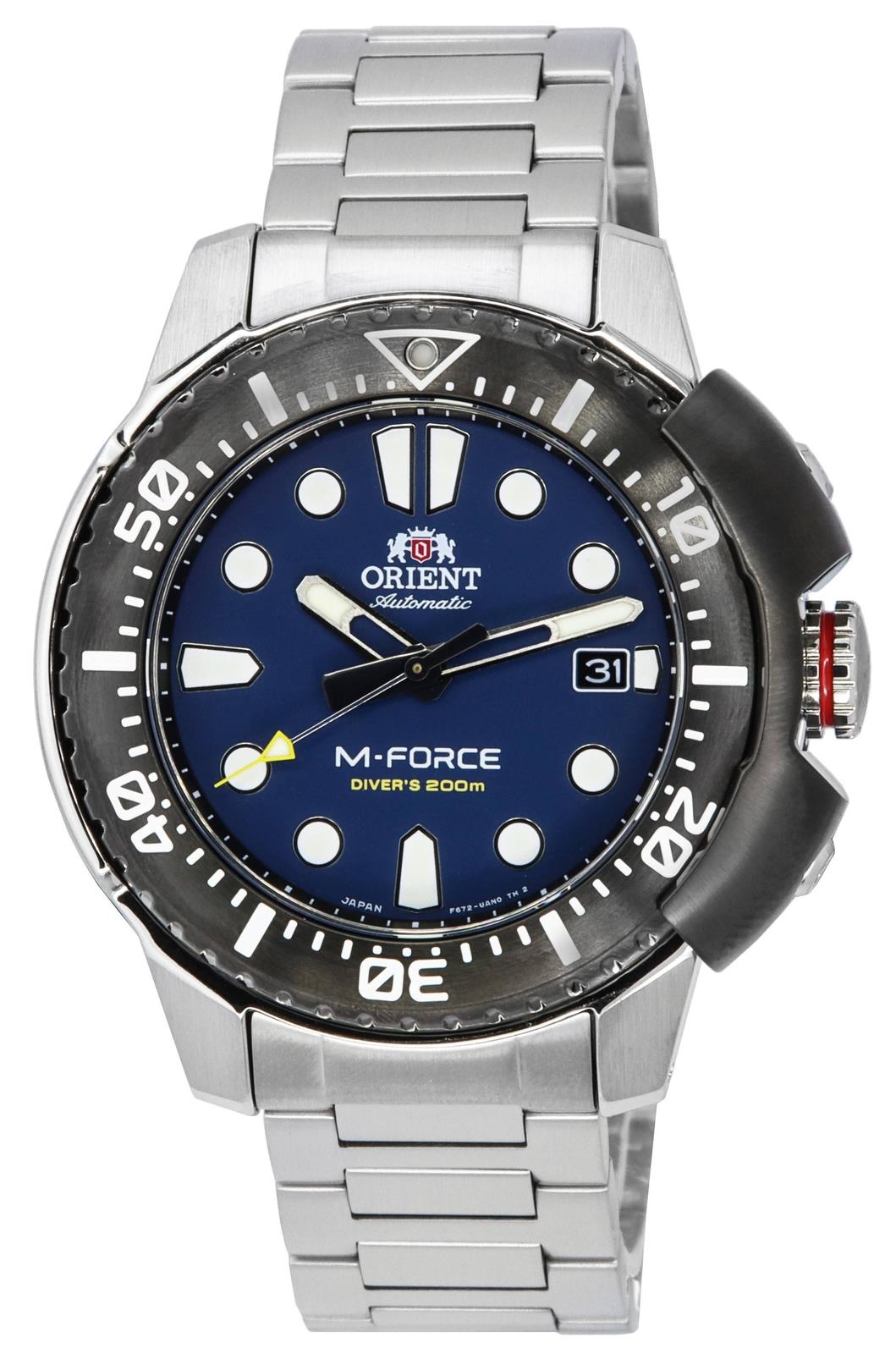 Orient M-force Automatic Diver's Ra-ac0l07l00b Men's Watch