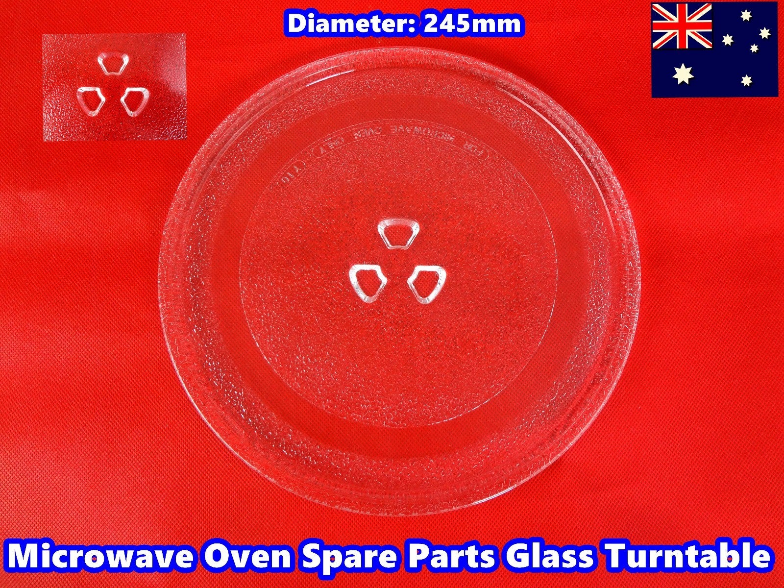 Smeg Omega Whirlpool Microwave Oven Glass Turntable Plate Platter