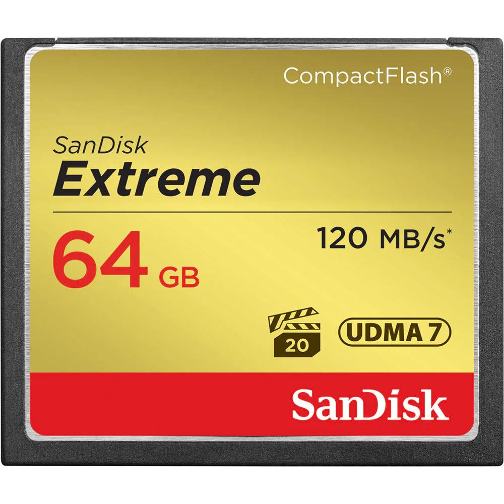 Sandisk 64gb Extreme Compactflash Card