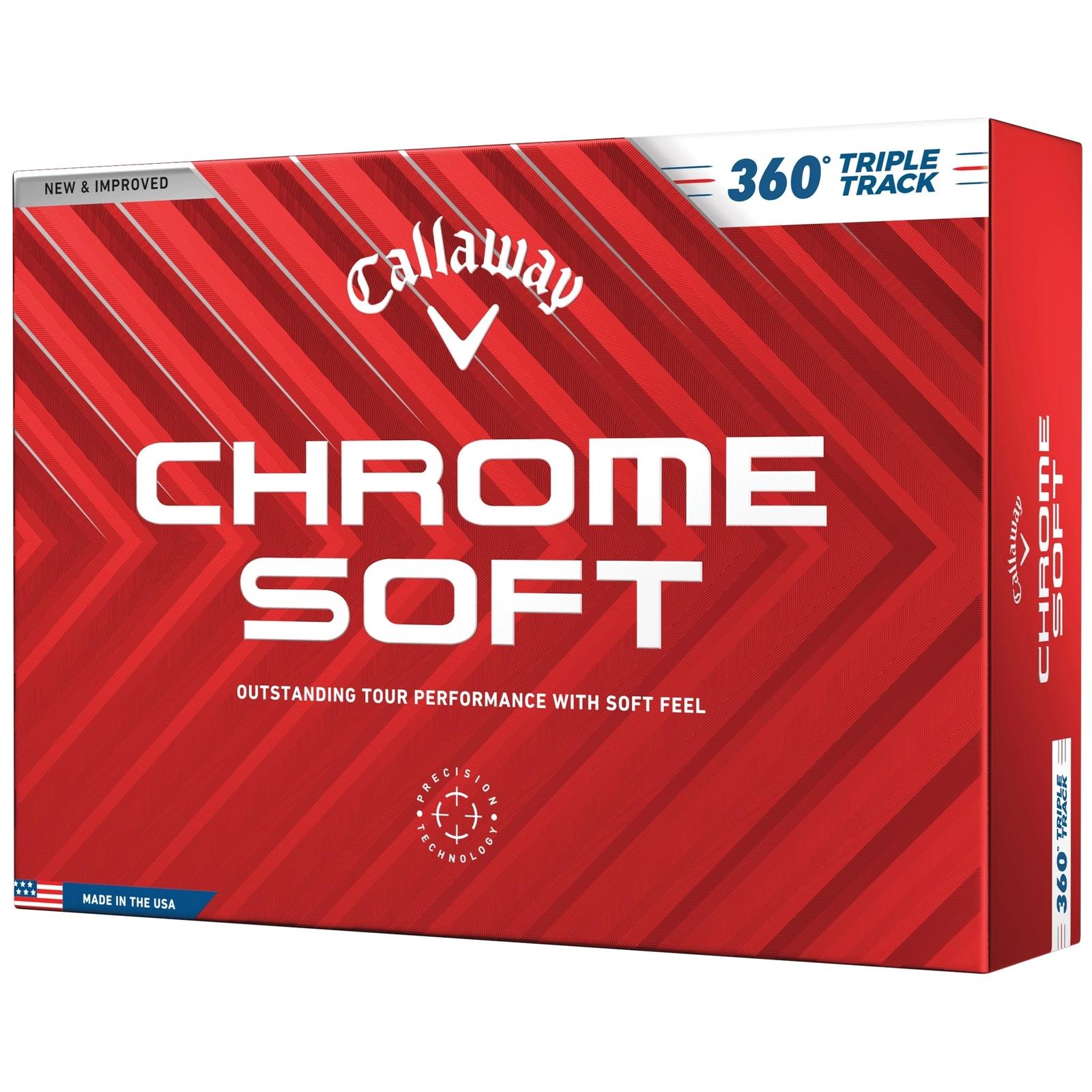 Callaway 2024 Chrome Soft Triple Track Golf Balls