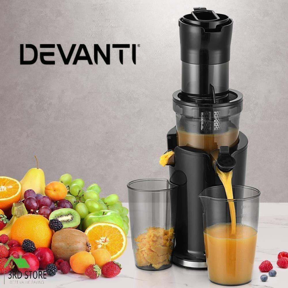 Devanti Slow Juicer Cold Press Fruit Extractor Vegetable Processor