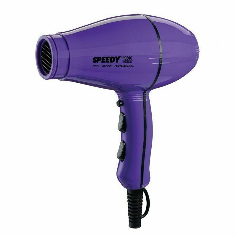 Speedy 5000 Purple Compact Professional Hairdryer Hair Dryer