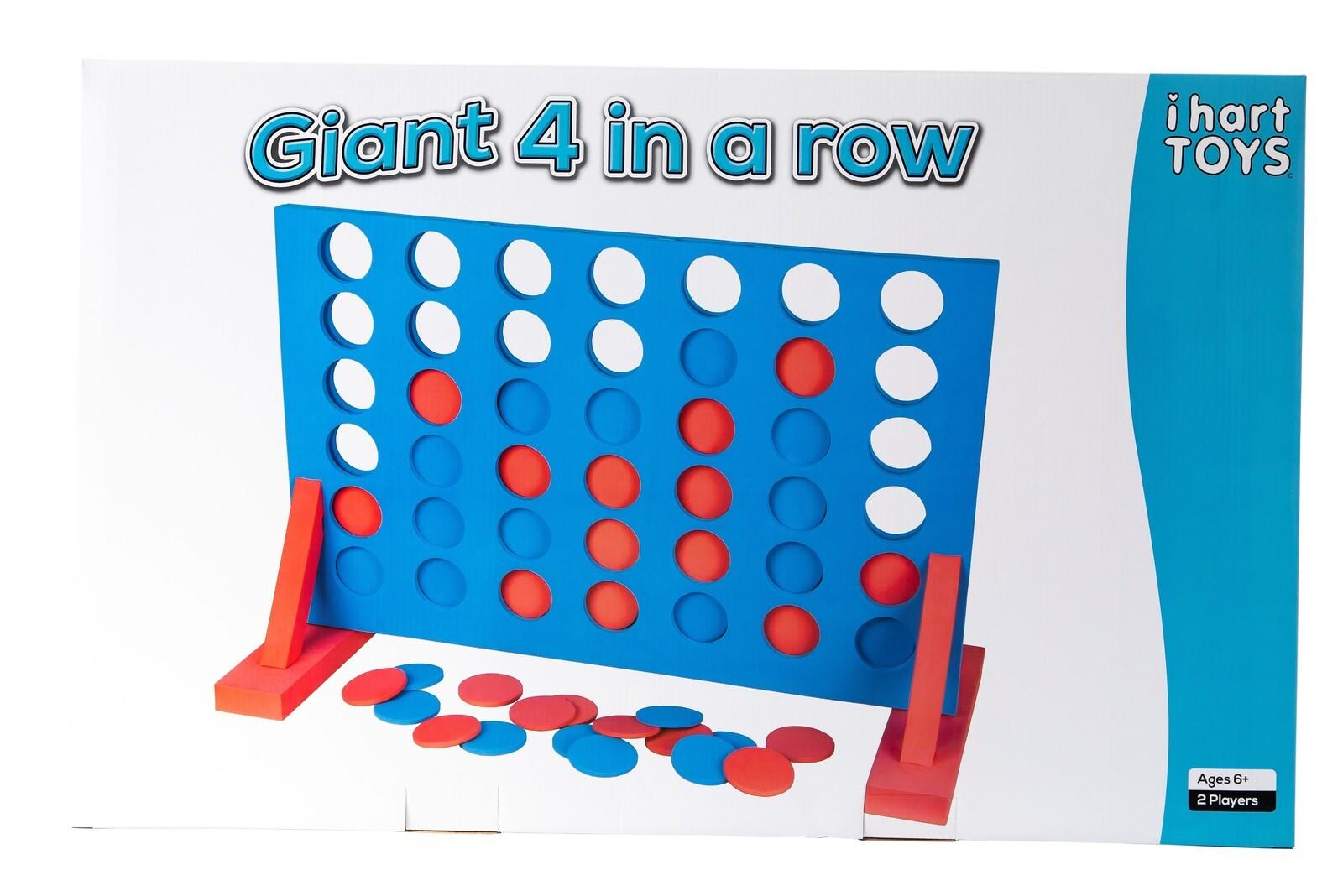 Giant 4 In A Row | Kids Eva Foam Connect Four Outdoor Toys | Iharttoys