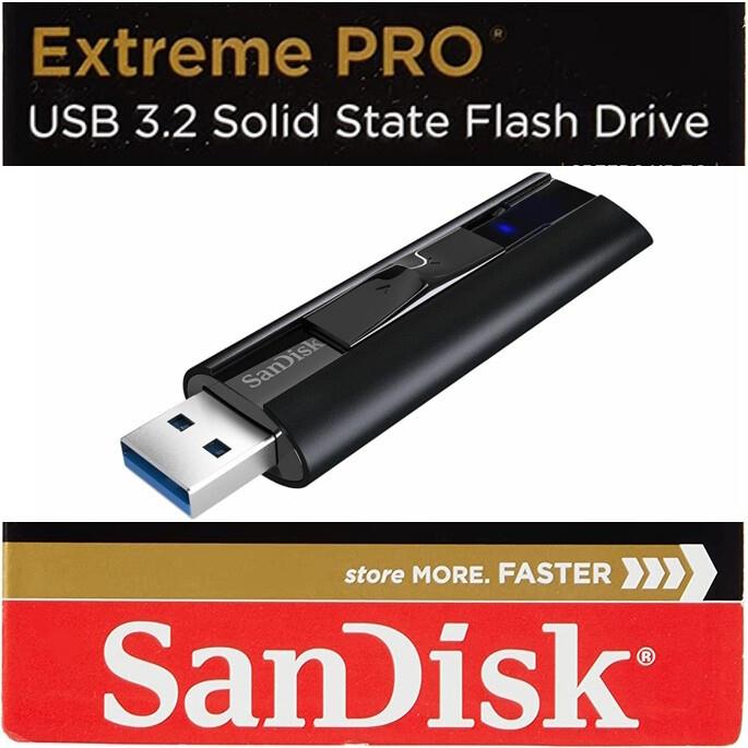 Ssd Usb 3.2 Flash Drive Sandisk Extreme Pro Portable Solid State Flash
