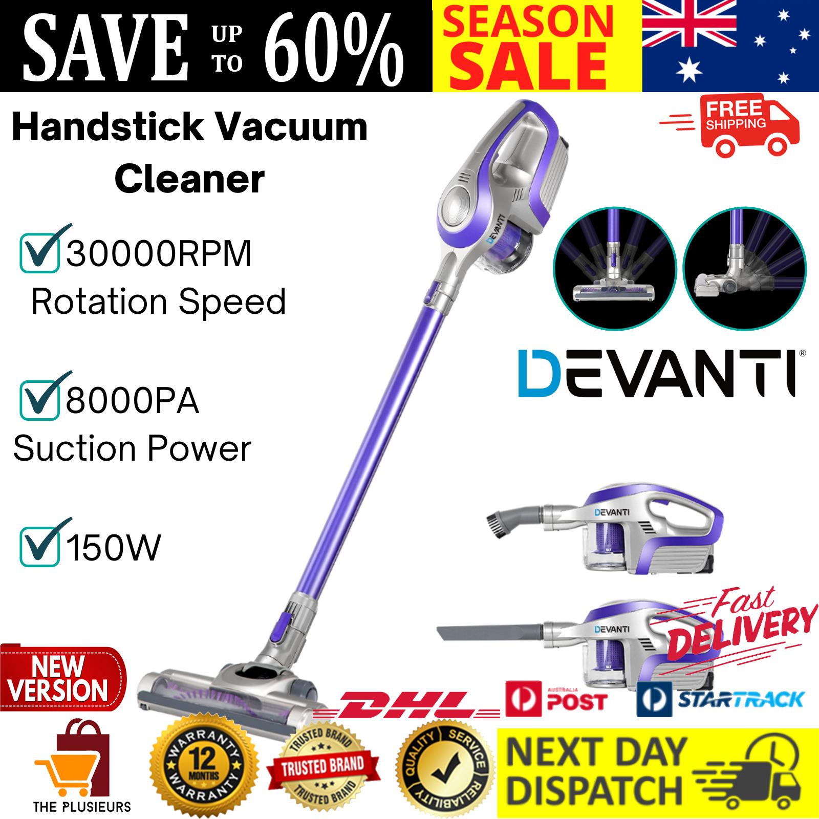 Devanti Handheld Vacuum Cleaner Cordless Stick Handstick Bagless