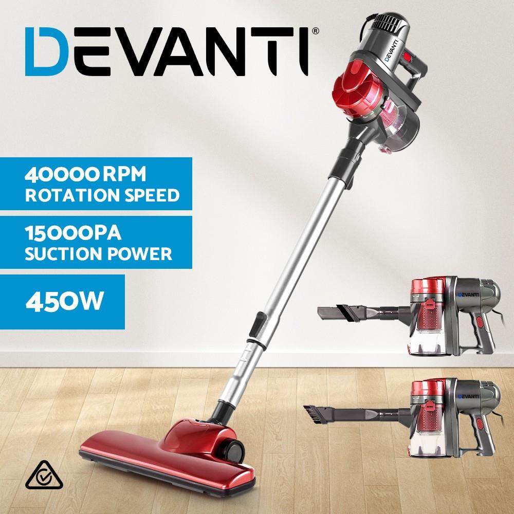 Devanti Stick Vacuum Cleaner Handstick Handheld Bagless Vac Corded