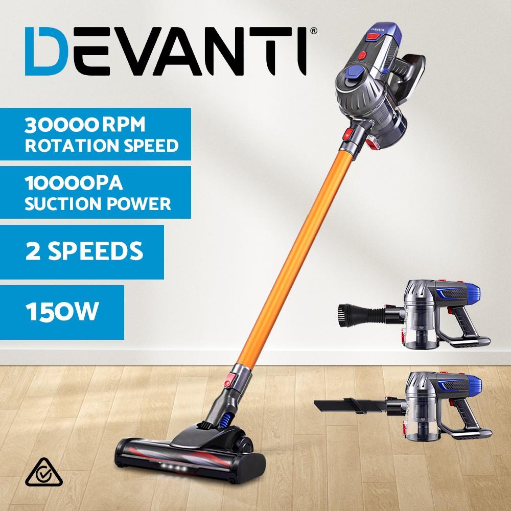 Devanti Stick Vacuum Cleaner Handstick Vac Bagless Handheld Cordless