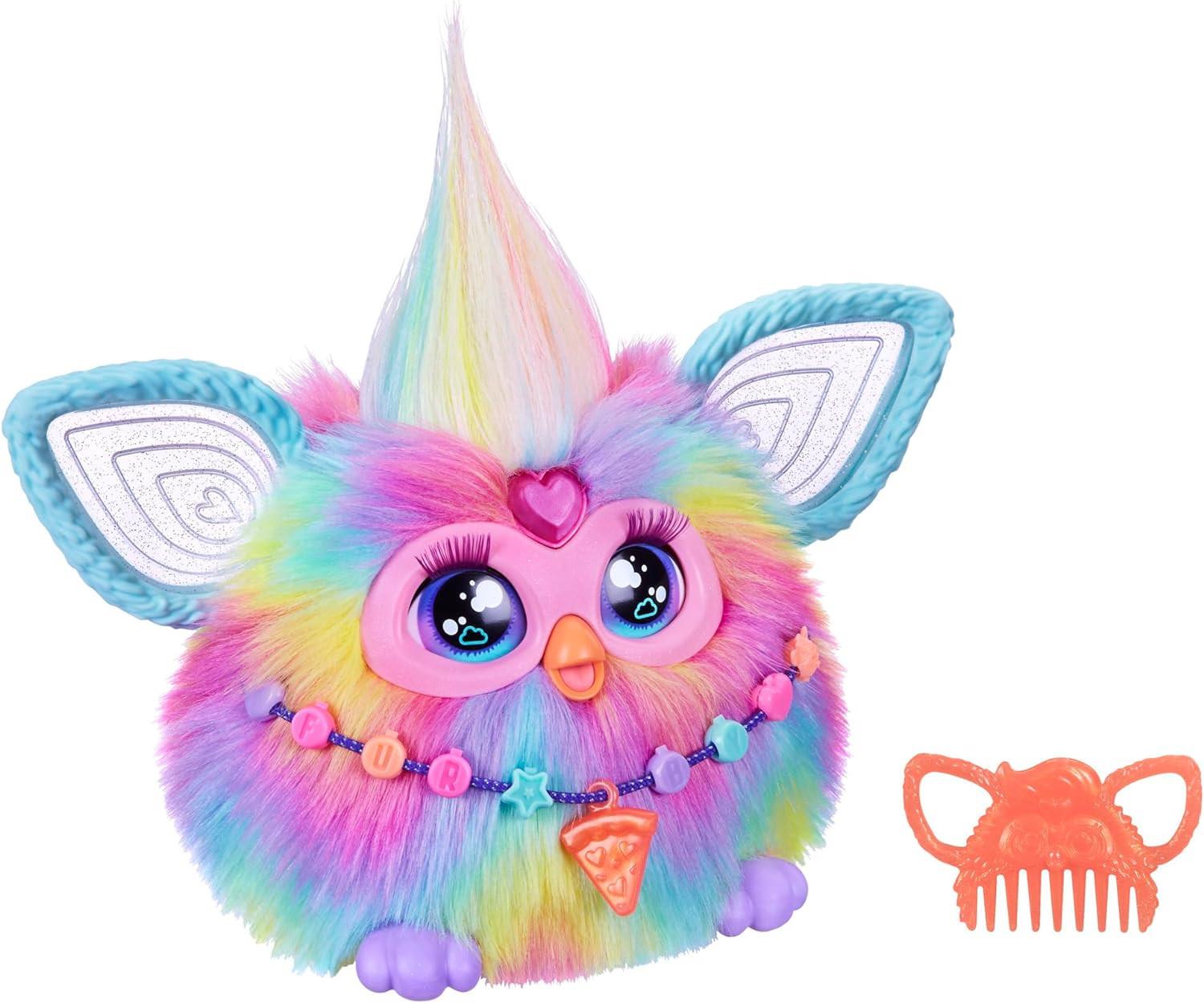 Furby Tie Dye, 15 Fashion Accessories, Interactive Plush Toys For 6