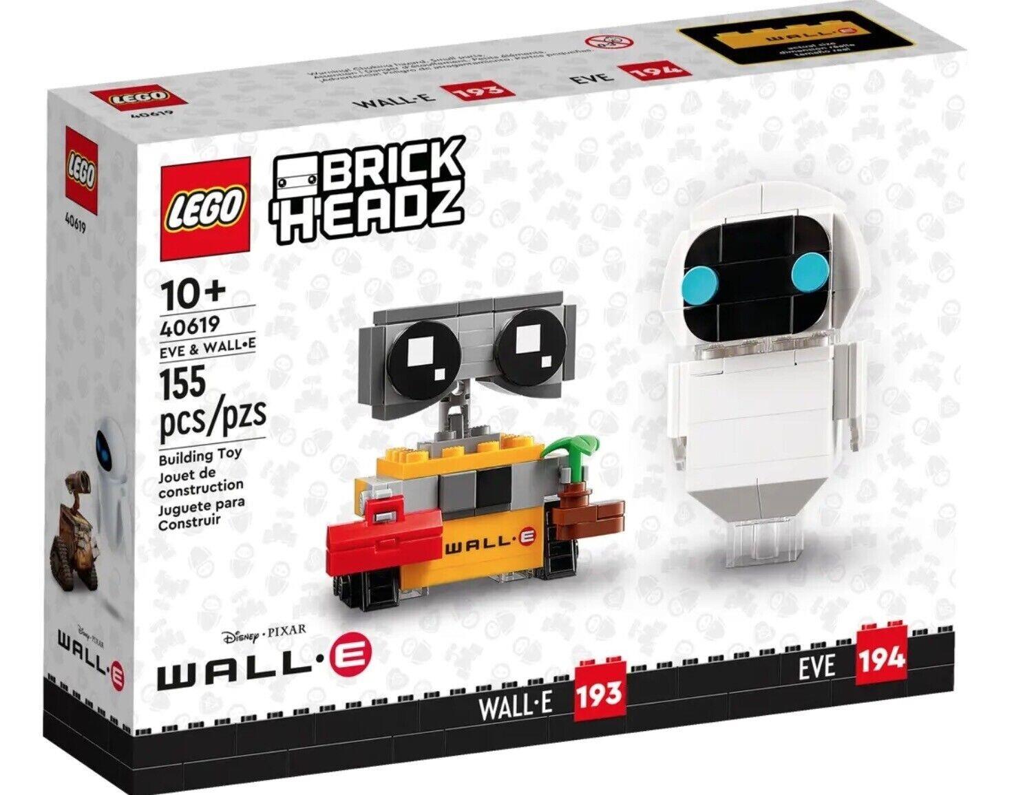 Lego Brickheadz: Eve & Wall-e 40619 Brand Sealed