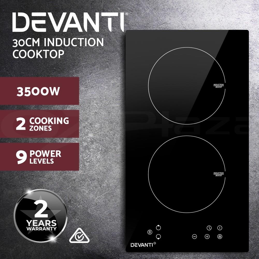 Devanti Induction Cooktop 30cm Electric Stove Ceramic Cook Top Kitchen