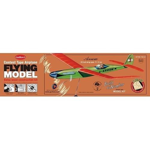 Guillow's Arrow - Laser Cut Balsa Plane Model Kit