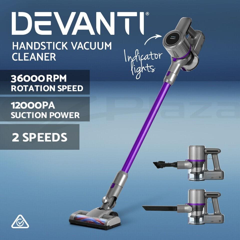 Devanti Handheld Vacuum Cleaner Cordless Bagless Stick Handstick