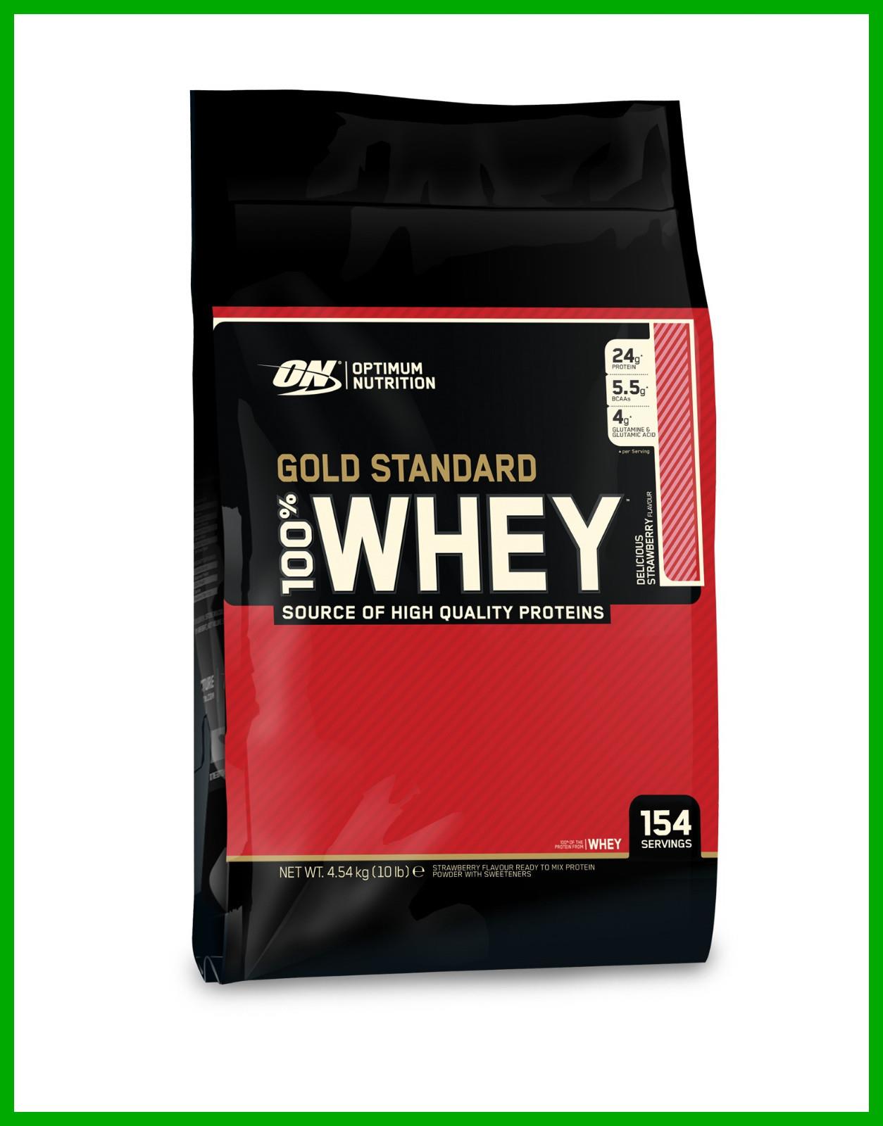 Optimum Nutrition On Gold Standard 10lb Whey Protein Concentrate
