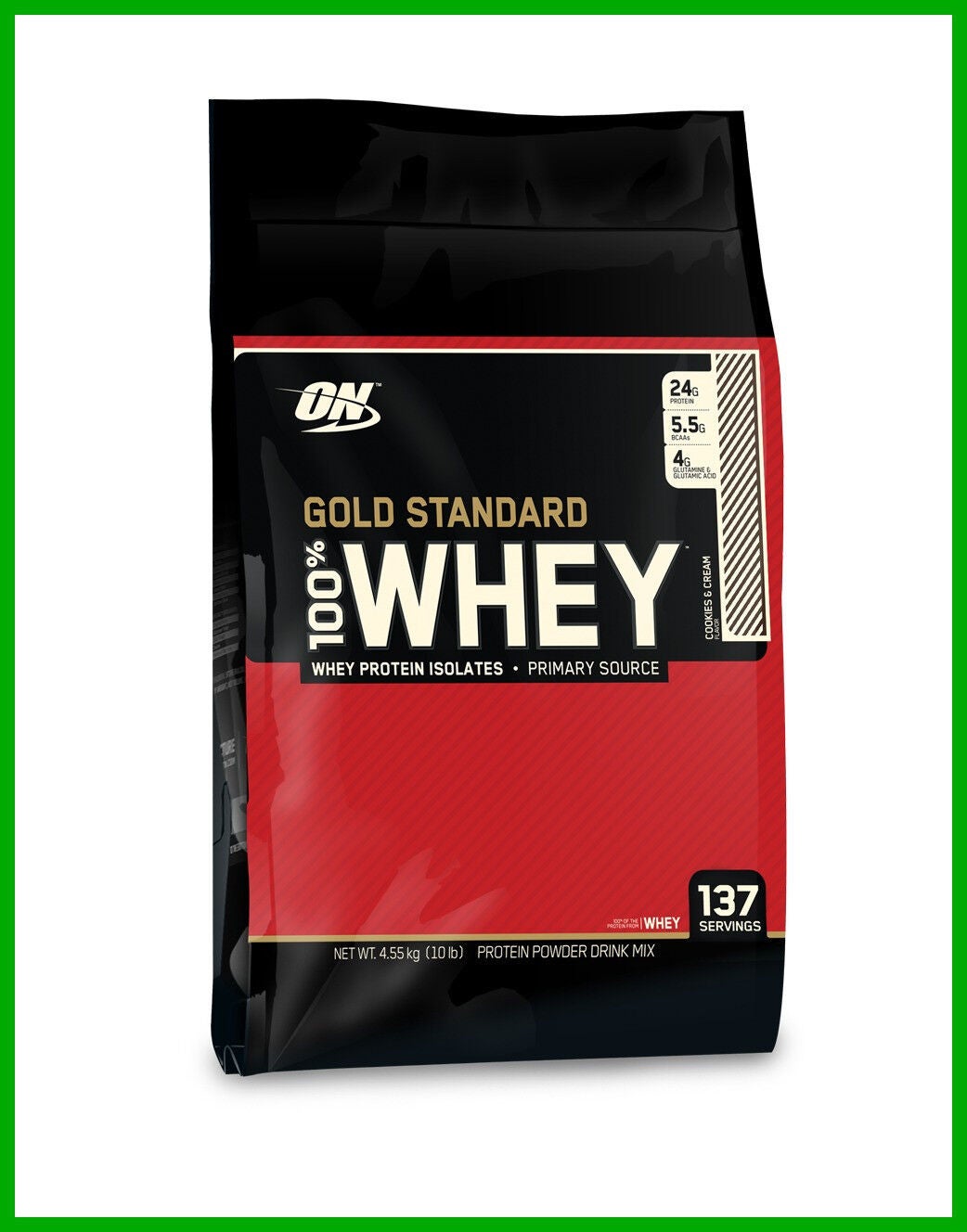 Optimum Nutrition On Gold Standard 10lb Whey Protein Concentrate