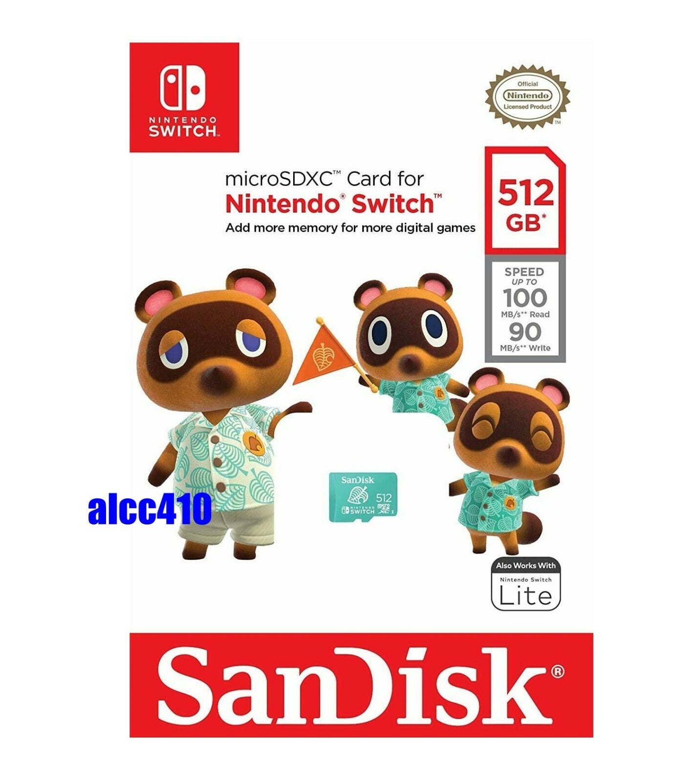 Nintendo Switch 64gb 128gb 256gb 512gb 1tb Micro Sd Sandisk Sdxc