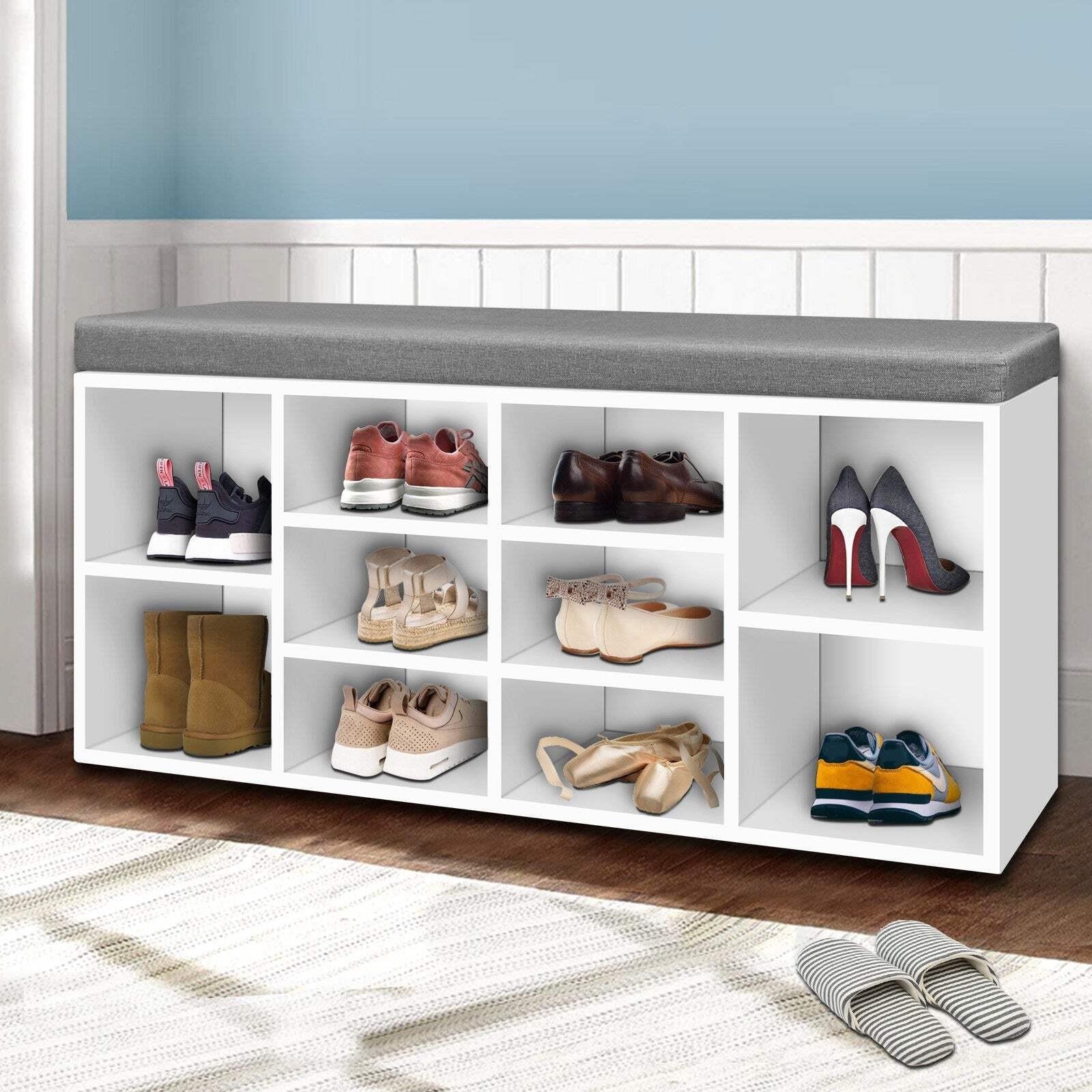 Artiss Shoe Rack Storage Cabinet Bench Boa