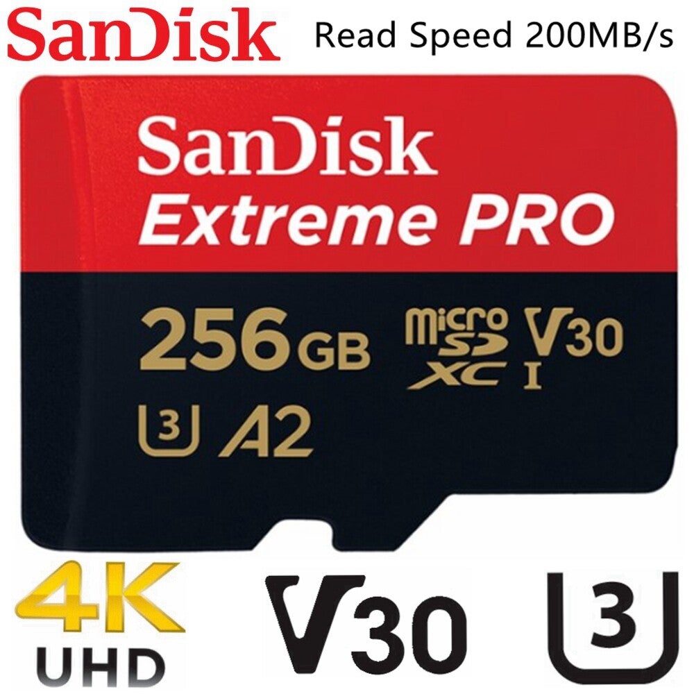 Sandisk Extreme Pro Micro Sd 64gb 128gb 256gb 400gb 512gb 1tb Memory