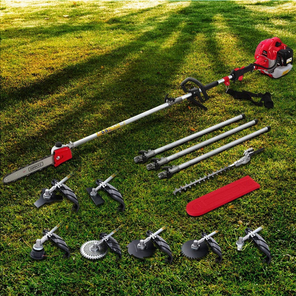 Giantz 65cc Pole Chainsaw Hedge Trimmer Brush Cutter Whipper Snipper