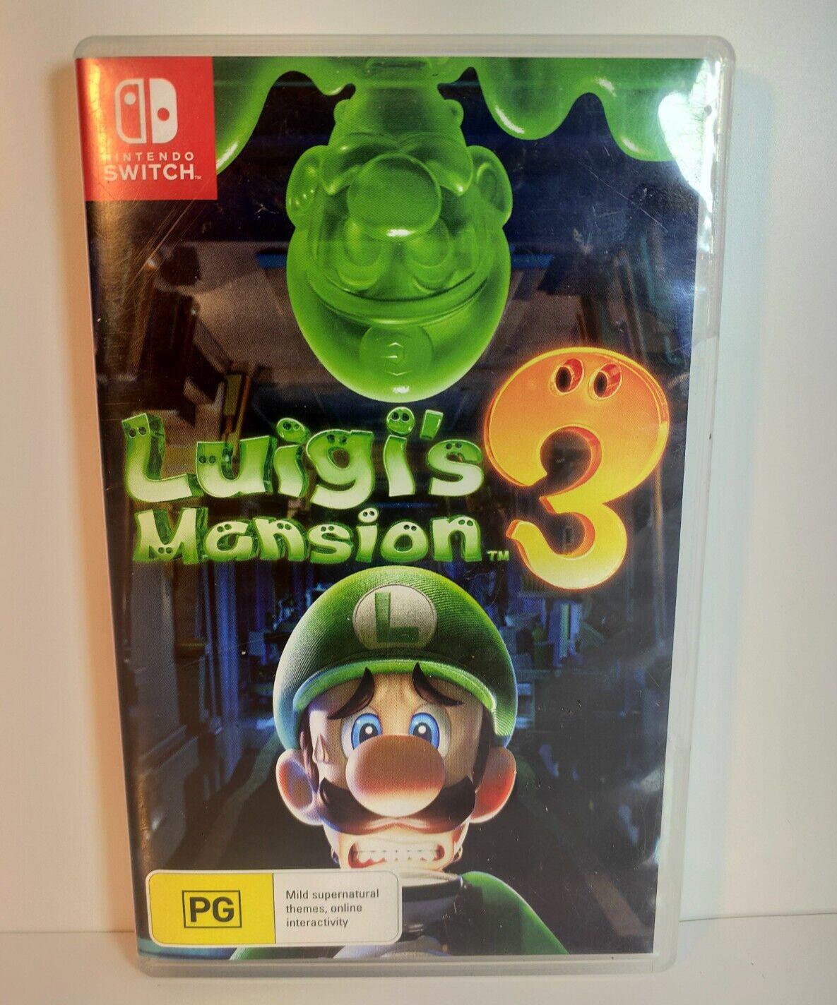 Luigi's Mansion 3 - Nintendo Switch - Including Case & Cartridge