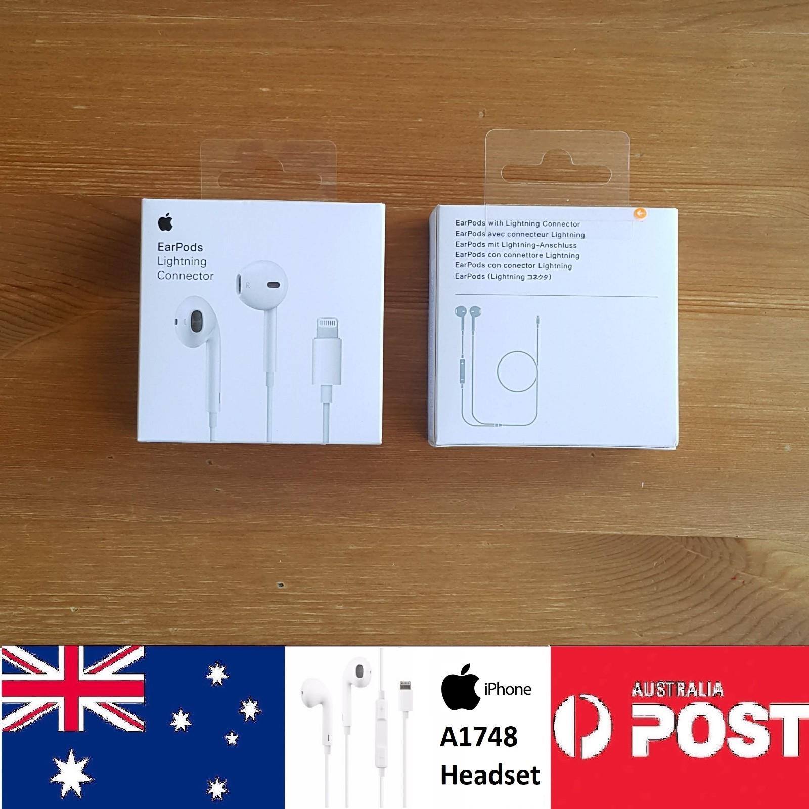 Apple A1748 Original Iphone 7 8 X Headset Lightning Earphones