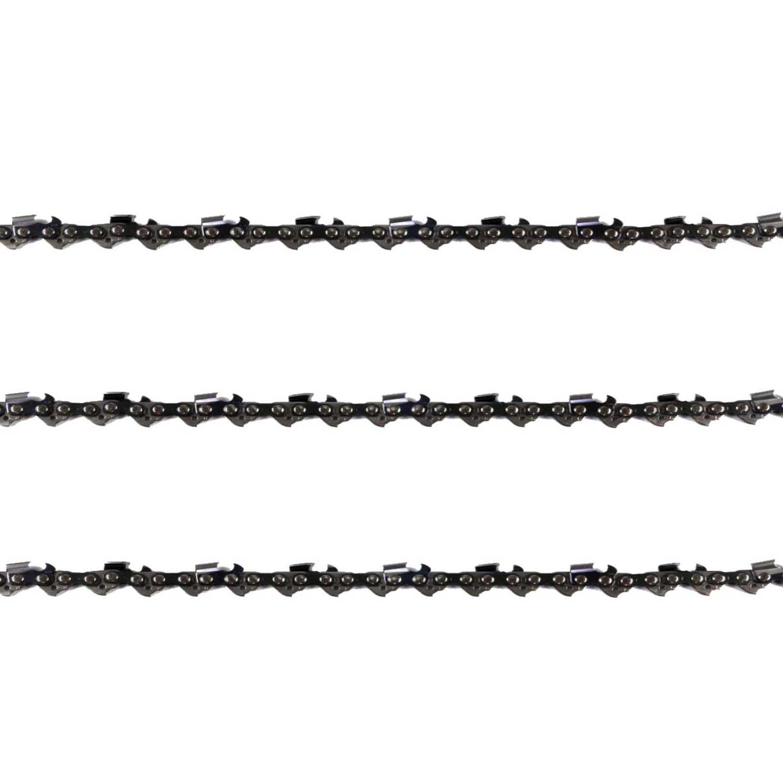 3x Chainsaw Semi Chisel Chains 3/8lp 043 46dl For Makita 36v 12" Bar