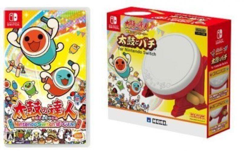 Nintendo Switch Taiko No Tatsujin (eng/jap/chi) Hori Drum Bachi Set Us