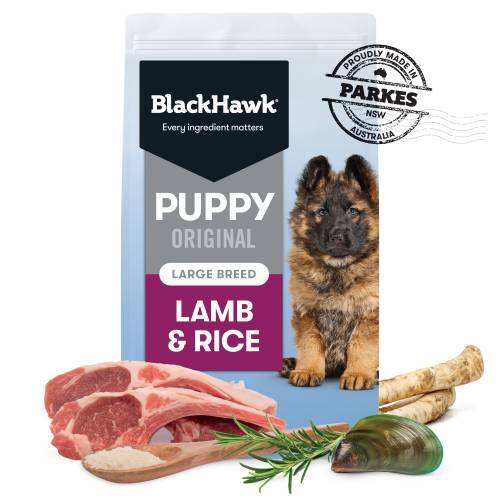 Black Hawk Dog Food Puppy Large Breed Lamb And Rice 20kg