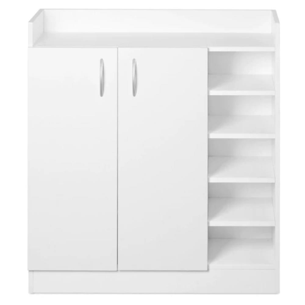 2-door Shoe Cabinet Storage Cupboard