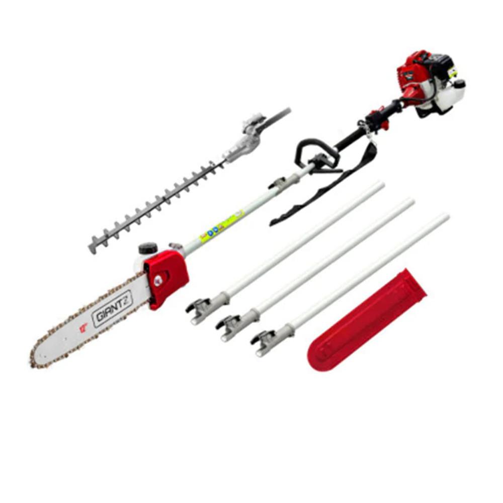 62cc 2in1 Pole Chainsaw Hedge Trimmer