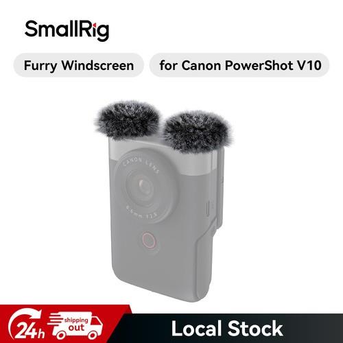 Smallrig Furry Windshield For Canon Powershot V10 Reduces Wind Noise