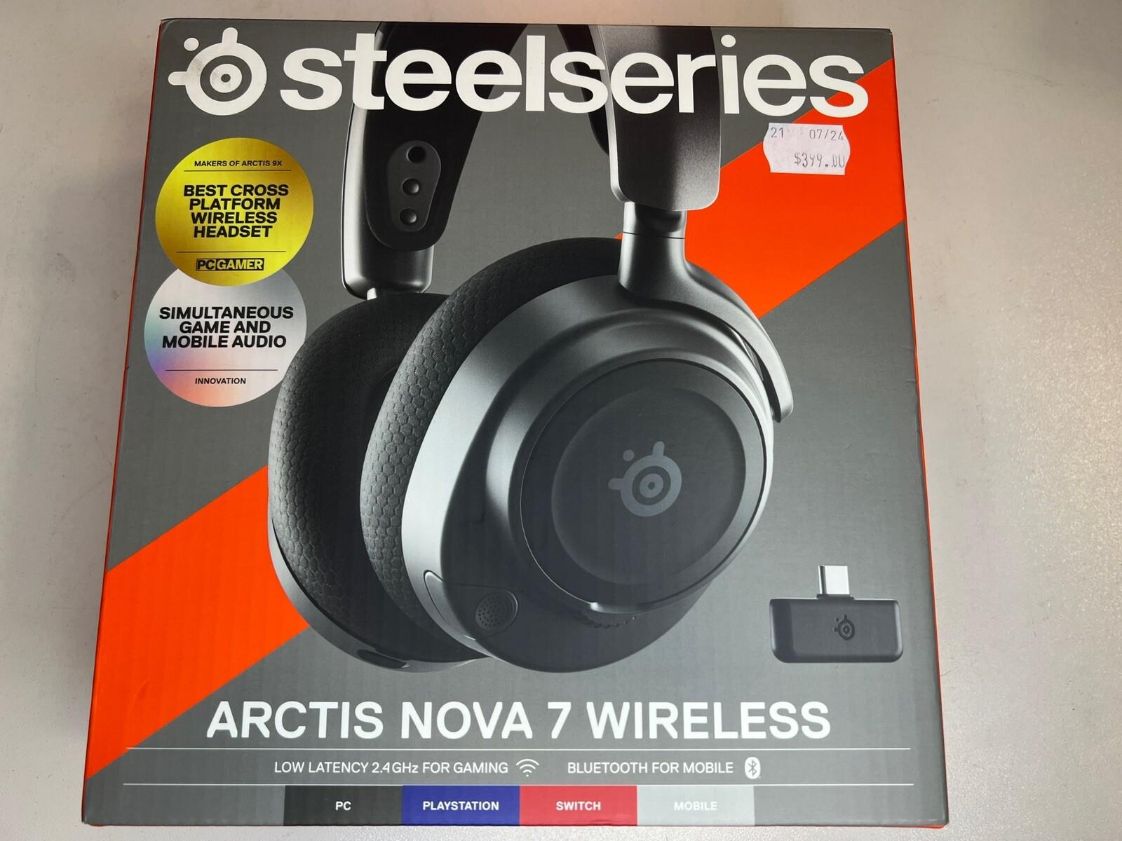 Steelseries Arctis Nova 7 Wireless Over-ear Gaming Headset - Black (pn