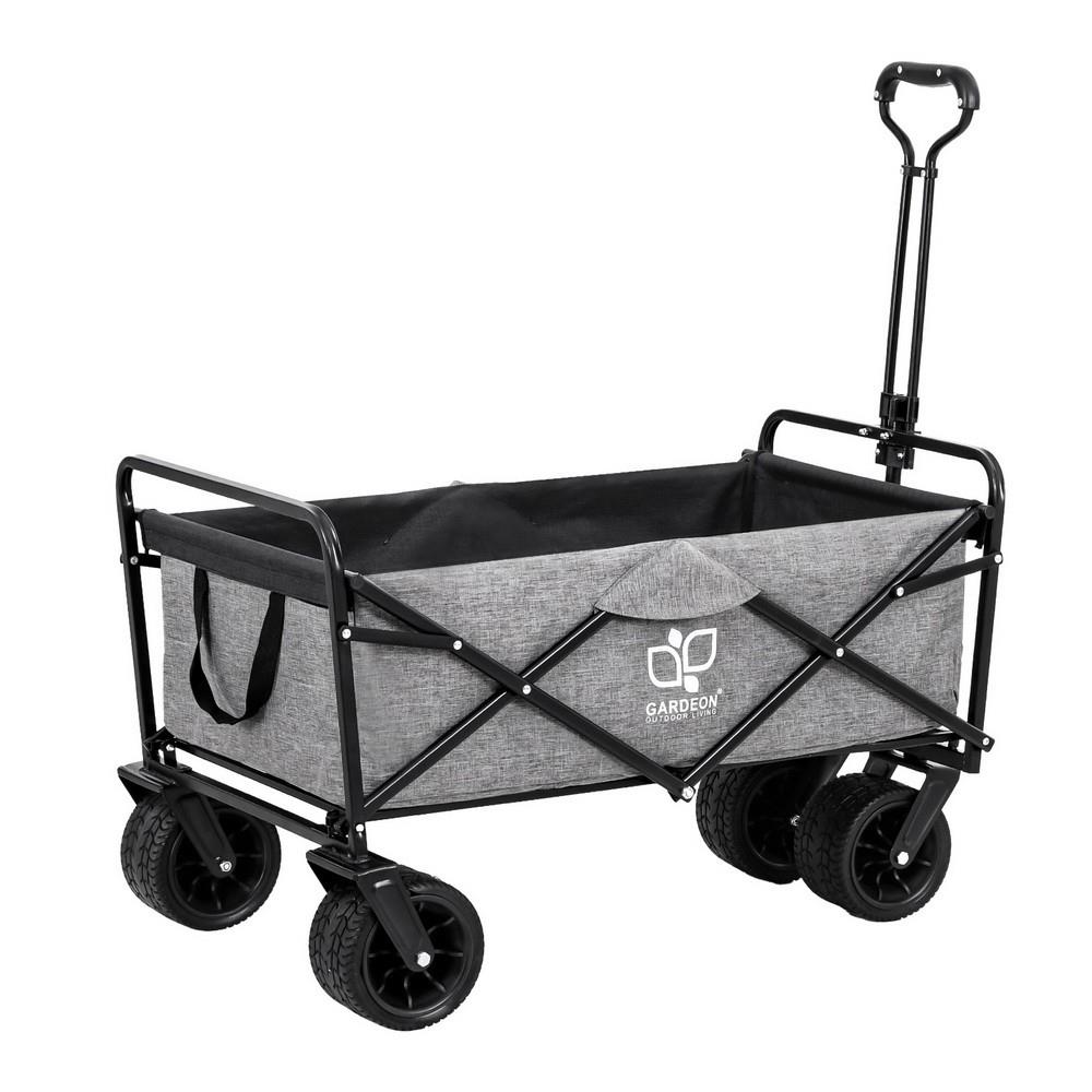 Gardeon Garden Cart With Cargo Net Trolley Camping Wagon Barrow Beach