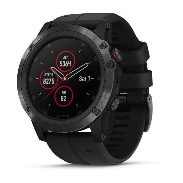 Garmin Fenix 5x Plus Multisport Gps/hrm Sapphire Premium Watch - Blk
