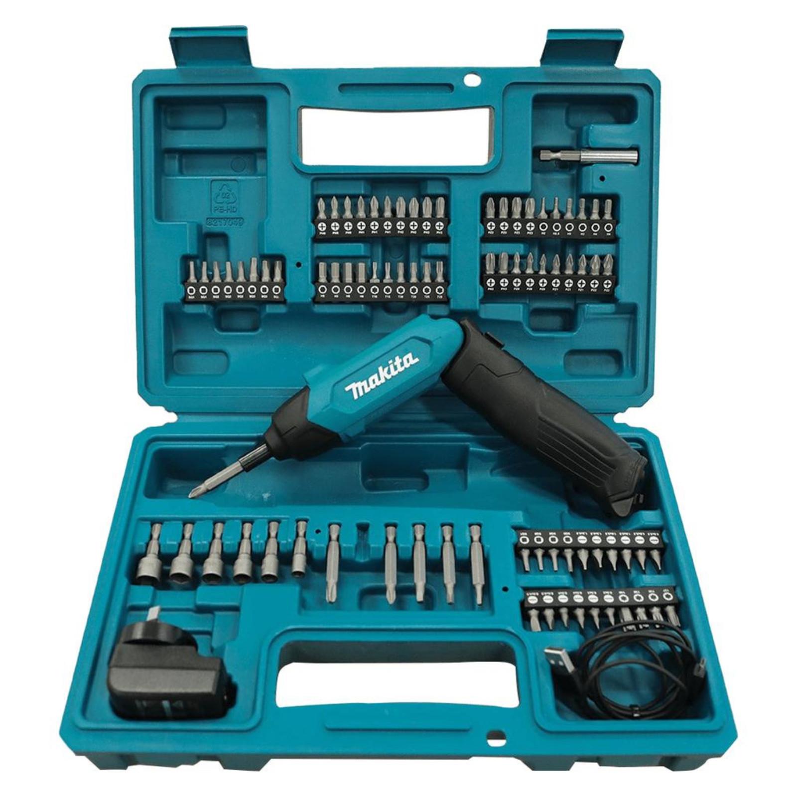 Makita Cordless Screwdriver Kit Portable Rechargeable Pen Drill W/