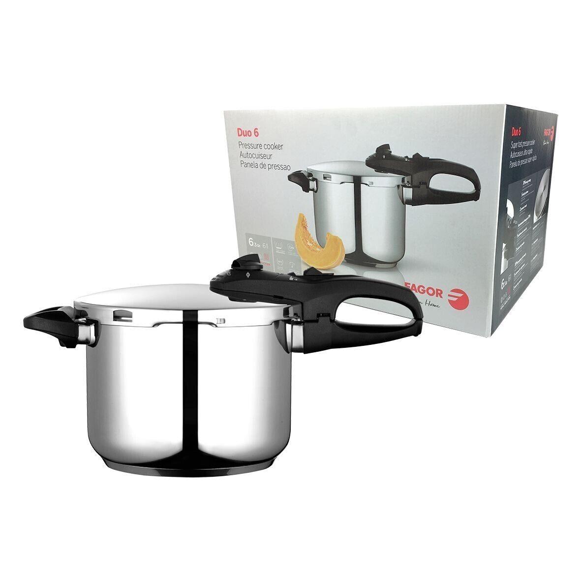Pressure Cooker Fagor Duo Stainless Steel Stovetop Induction Combo Set