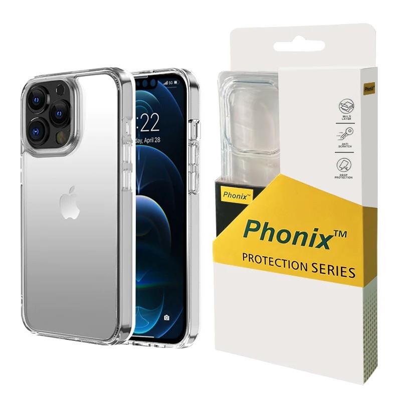 Phonix Apple Iphone 13 Pro Clear Rock Hard Case - Shockproof,