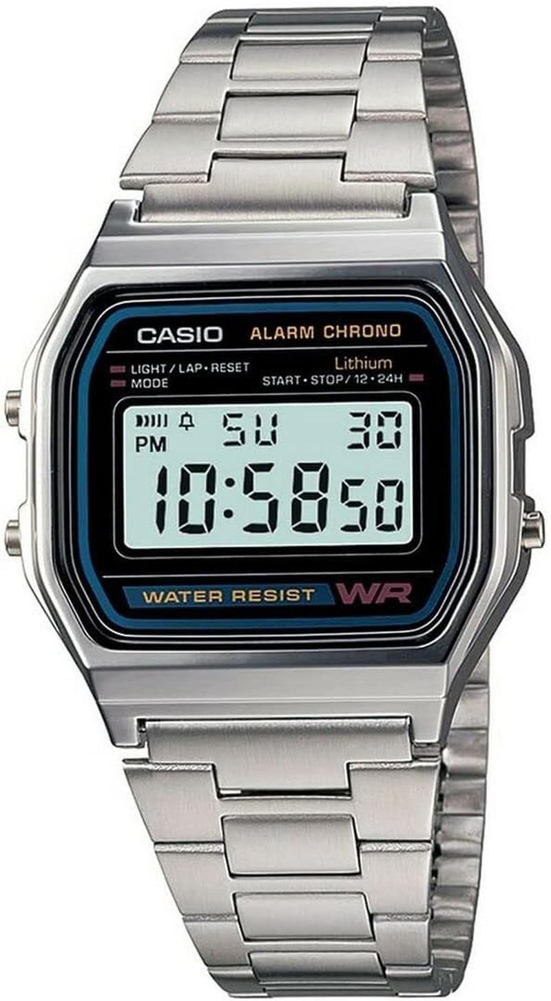 Casio A158wa-1 Classic Retro Vintage Stainless Steel Watch