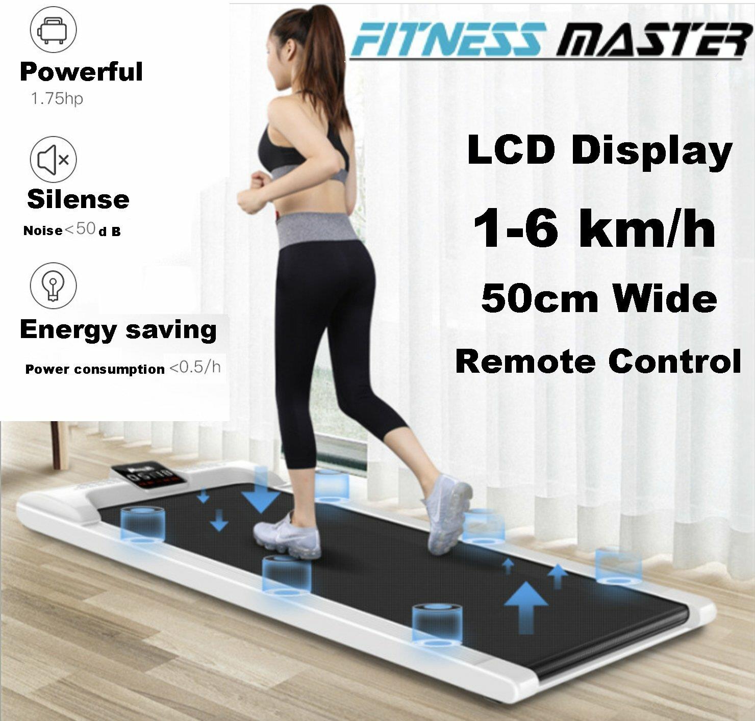 Electric Walking Pad Treadmill Home Office Exercise Machine Fitness