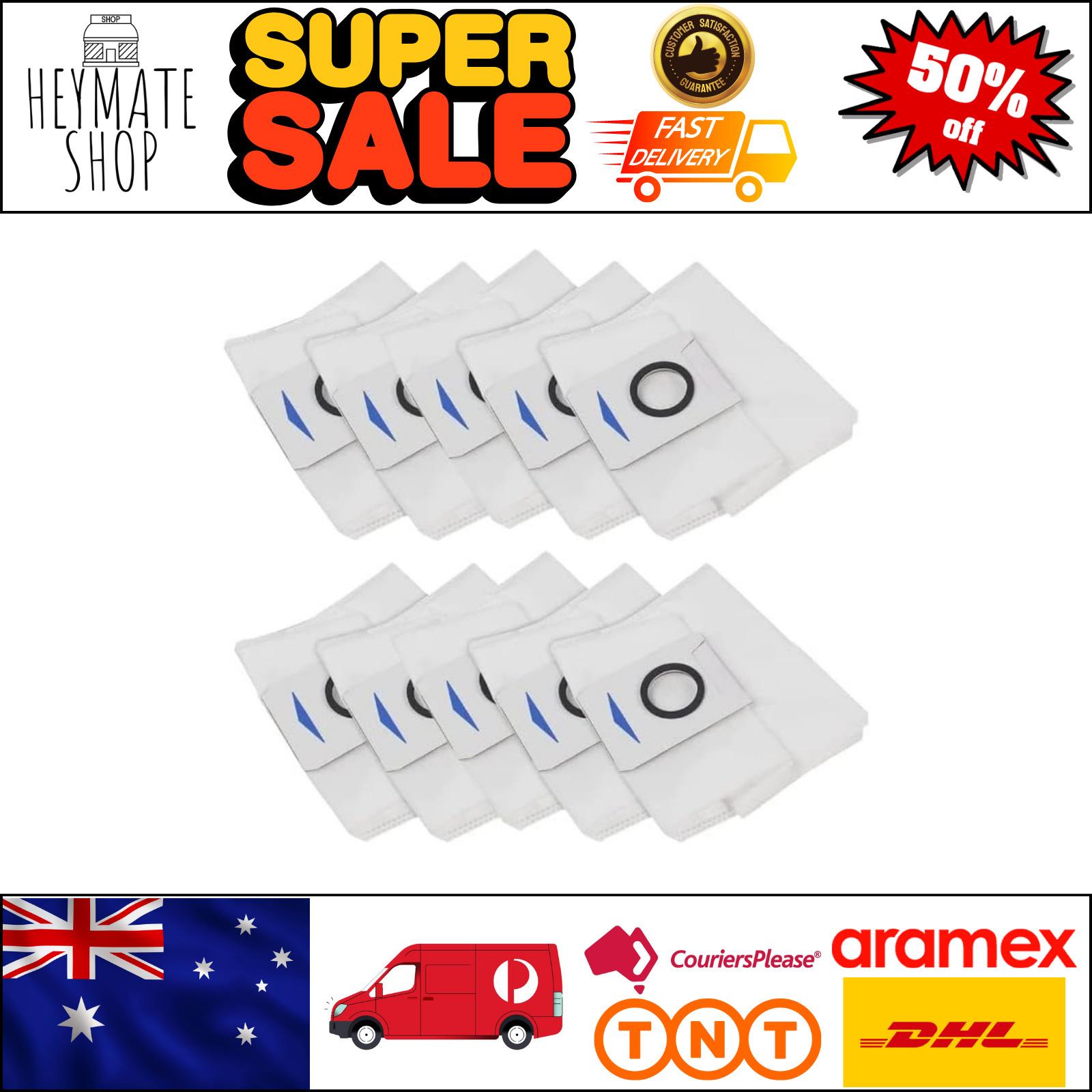 10 Pack Replacement Vacuum Cleaner Bags Ecovacs Deebot X1 Omni T10 T20